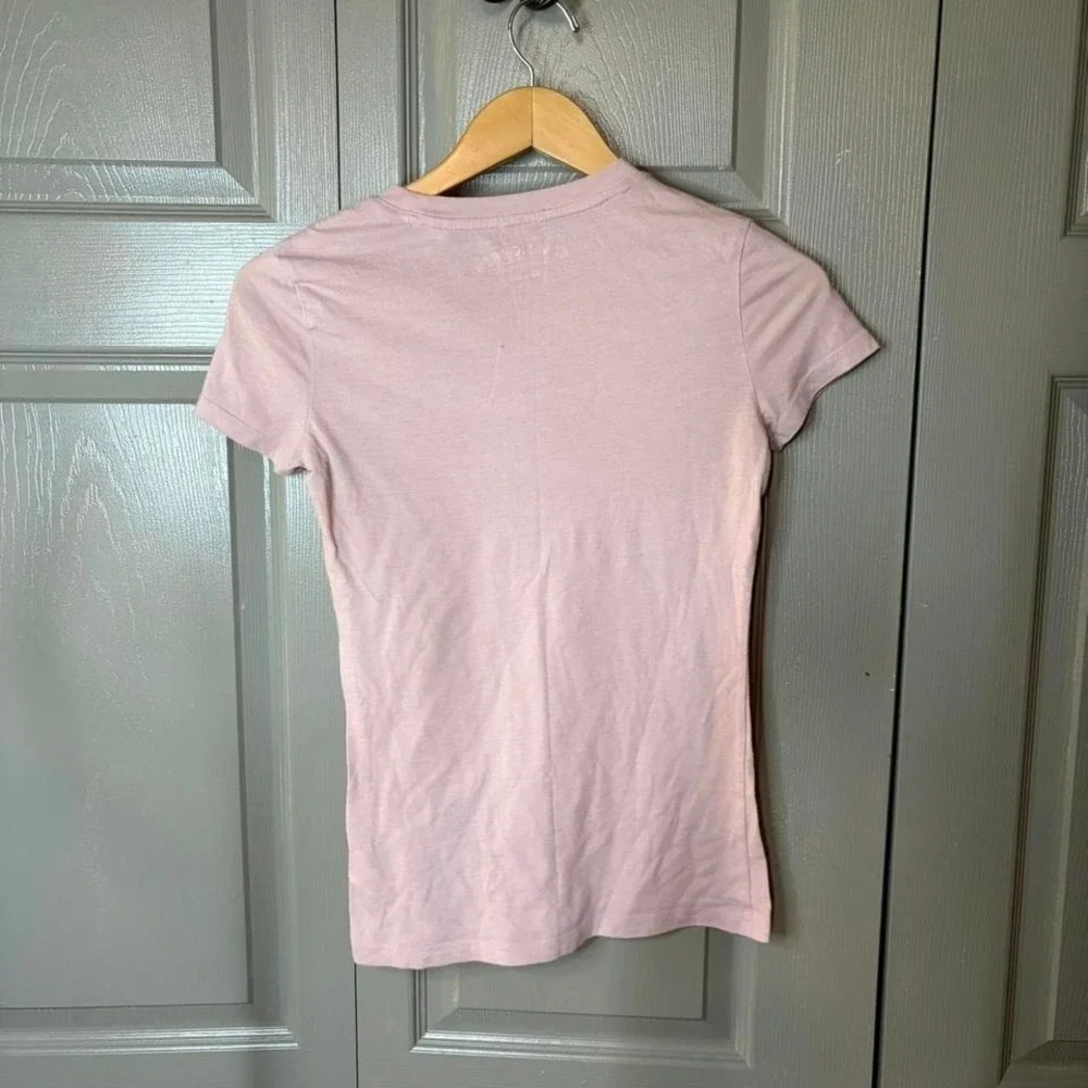 Aeropostale pink baby tee Size S 14 x 24 y2k preppy